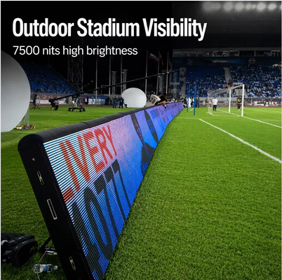 Dobra cena P8 SMD Stadium LED Display z jasnością 6500cdm2 Materiał ze stali walcowanej na zimno zapewniający wydajność na stadionach zewnętrznych W Internecie