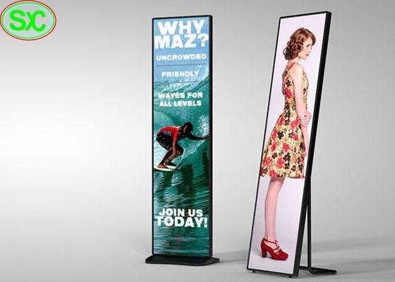 Dobra cena Stojący cyfrowy wyświetlacz plakatowy LED P2.5 Ultra Thin HD do reklamy w Internecie