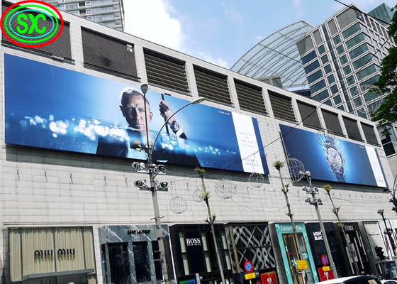 Dobra cena P8 Zewnętrzny pełnokolorowy wodoodporny budynek LED billboard ekran 6500nits IP65 W Internecie