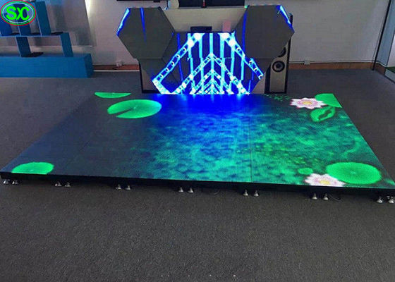 Dobra cena P4.81 disco LED wynajem parkietu tanecznego, led etap piętro antykolizyjny w Internecie