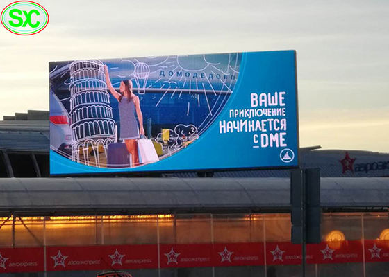 Dobra cena pełny kolor na zewnątrz doprowadziły znak Panel kurtyny wideo 10mm 1R1G1B do reklam w Internecie