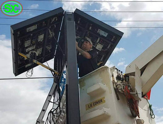 P6 Podwójny dwustronny wyświetlacz reklamowy cyfrowy LED