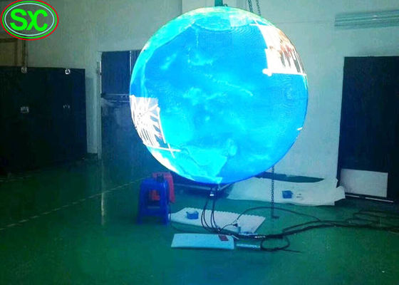 Dobra cena P4.8 kula led wyświetlacze 360 ​​stopni elastyczny kolorowy ekran led kuli wewnątrz kuli w Internecie