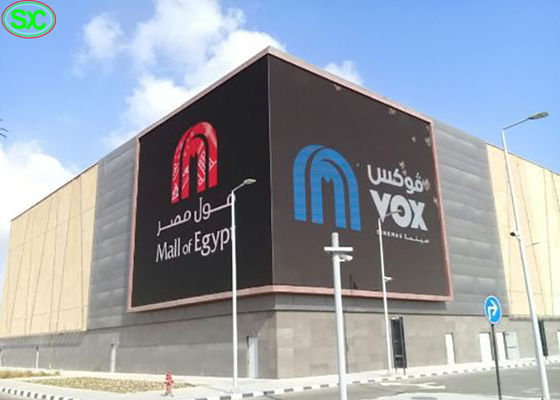 P6 Wszechkolorowy Ekran Aluminiowy Wodoszczelny LED Do Zewnętrznych Obiektów