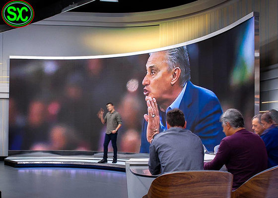 Elastyczny kurtynowy wyświetlacz LED P3 Wewnętrzny szeroki kąt widzenia SMD2020 Do centrum handlowego