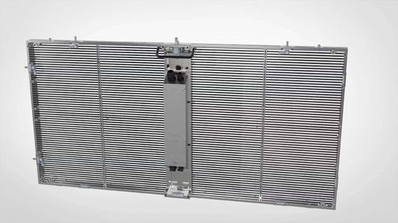 Przezroczysty panel LED w pełnym kolorze 3,91 mm do szklanych ścian kurtynowych