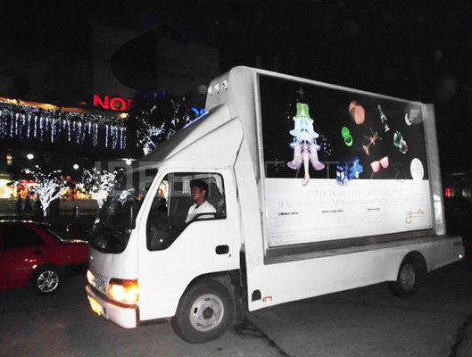 Dobra cena Mobilny samochód ciężarowy Wyświetlacz LED 250 mm * 250 mm Rozmiar modułu 4,81 mm Piksel w Internecie