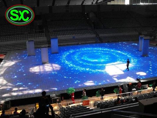 P10 zewnątrz kolorowy Diy Light Up Dance Floor Z skidproof Floor Mask, Rozmiar Dostosowane