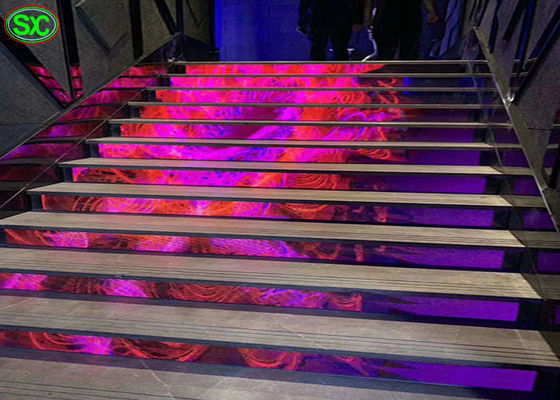 Dobra cena Schody przednie High Definition P4 Elastyczny ekran LED Oszczędność energii w Internecie