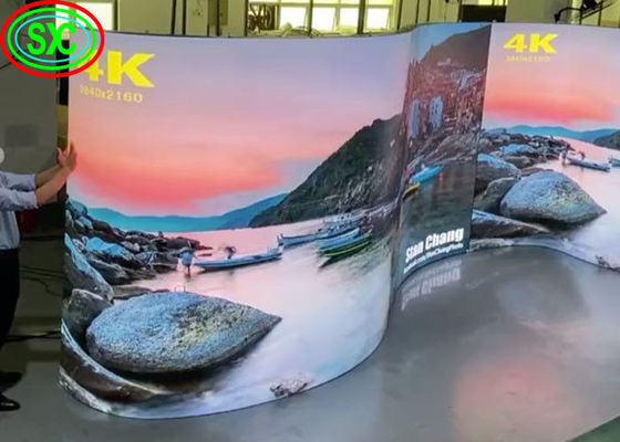 SMD2121 1200cd / m2 P3.91 Wewnętrzna ściana wideo LED 500 x 500 mm