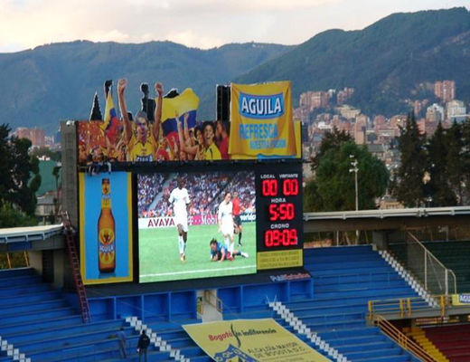 Dobra cena Reklama sportowa Wyświetlacz LED P8 Outdoor Stadium 60Hz z systemem pomiaru czasu w Internecie