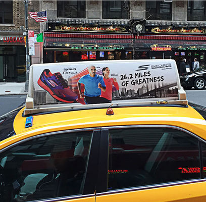 Zewnętrzny wyświetlacz znaków LED samochodowych z rozdzielczością ekranu 384*128 kropek i długotrwałą wydajnością