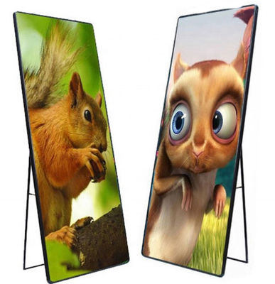 Wnętrze pełnobarwne lustro SMD 1000cd/m2 P2.5 LED Plakat wideo ekran 640x640mm