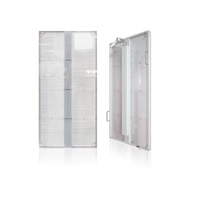 Dobra cena Światła waga Przejrzystość Led Video Wall Mesh Billboard Glass Display wodoodporny Przejrzystość Led Video Wall w Internecie