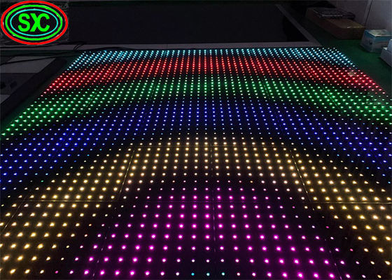 Dobra cena Wydarzenie imprezowe P3 Wewnętrzne zewnętrzne Led Dance Floor Screen 500 * 1000mm szafki w pełnym kolorze w Internecie