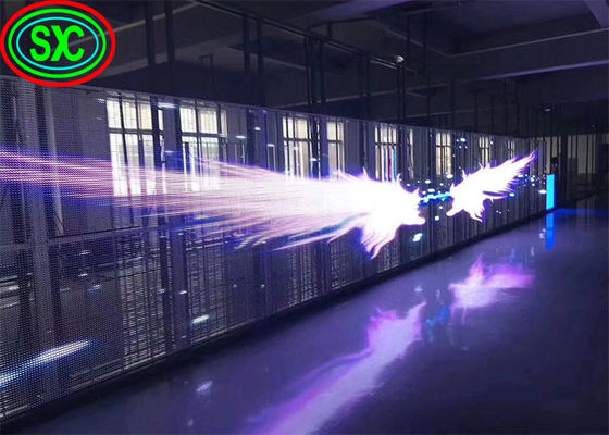 Dobra cena Full Color Indoor SMD1921 Transparent Led Video Wall transparentny ekran LED transparentny ekran LED w Internecie