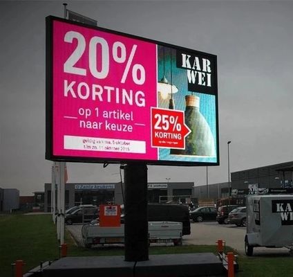 Dobra cena Zewnętrzna cyfrowa wodoodporna reklama reklamowa HD LED Ekran LED P6 / znak led / billboard na zewnątrz wyświetlacza led w Internecie