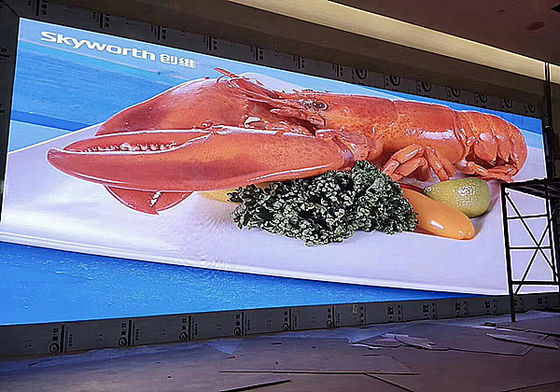 Dobra cena Wnętrze pełnokolorowe Scene Background P4 LED Video Wall Panel Display Screen w Internecie