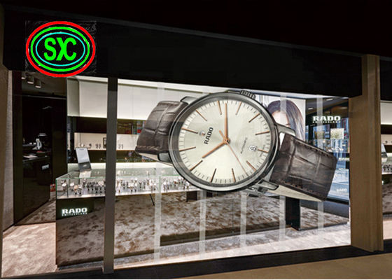 Wewnętrzny sklep handlowy Winda Biżuteria Reklama P3.91 Przejrzysty ekran LED