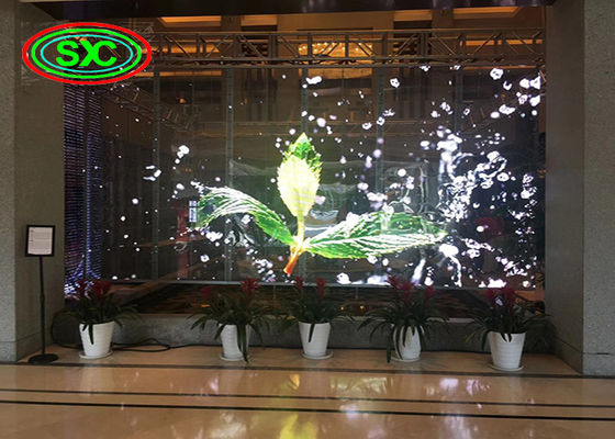 Dobra cena SMD 1921 Okno wewnętrzne G3.91 7.8125 Przezroczysty ekran LED do nowoczesnego centrum handlowego w Internecie