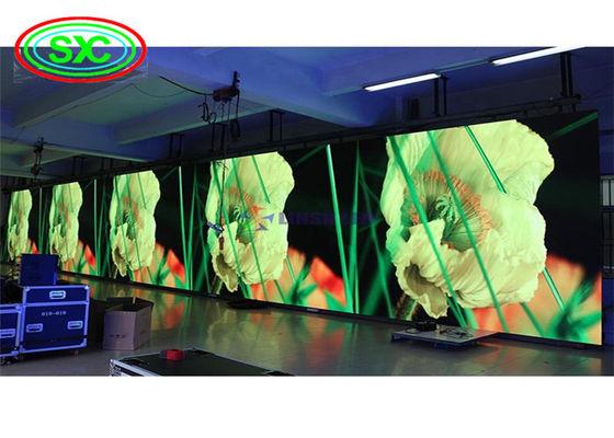 1500cd Jasność Wynajem LED Display P3.91/P4.81 Wysokiej rozdzielczości Projekcja wideo na ścianie