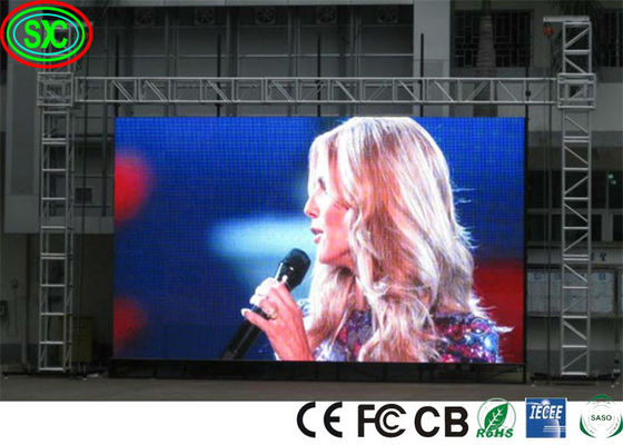 Dobra cena FCC IECEE 6000cd 40000dots/sqm 1R1G1B Scene Led Screens pełnobarwny wyświetlacz LED w Internecie