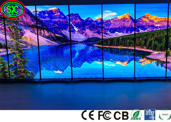 Wifi 4G SMD2121 P2.5 Lustro Plakat Panel Led 1800cd / m2