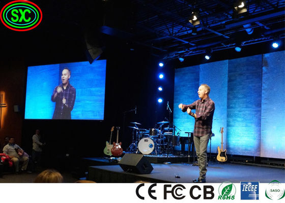 IP34 Scene Concert Backstage P3.9 Led Video Panel Wall Wide Viewing Angle Scene led screen