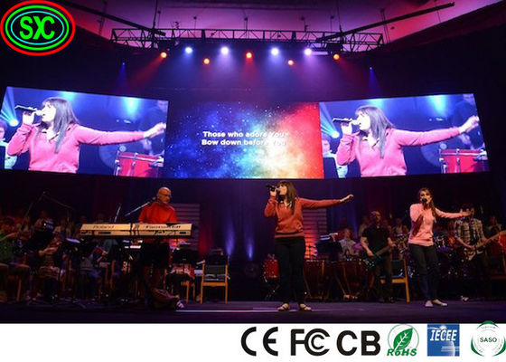 Dobra cena P3.91mm 64x64dots Wynajem Ściana wideo LED 500x500 Stage SMD w Internecie