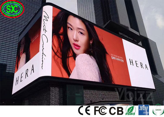Dobra cena Pełnokolorowy 6000cd/M2 10mm Pixel Advertising Led Panel SMD3535 LED screen reklama zewnętrzna w Internecie