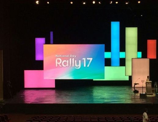 Wewnętrzna ściana wideo P4.81 SMD1921 Stage 1R1G1B IP65