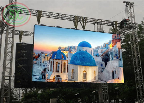 Dobra cena Pełnokolorowy ekran sceniczny zewnętrzny P 4.81 Wyświetlacz LED 43222 gęstość pikseli punktów w Internecie