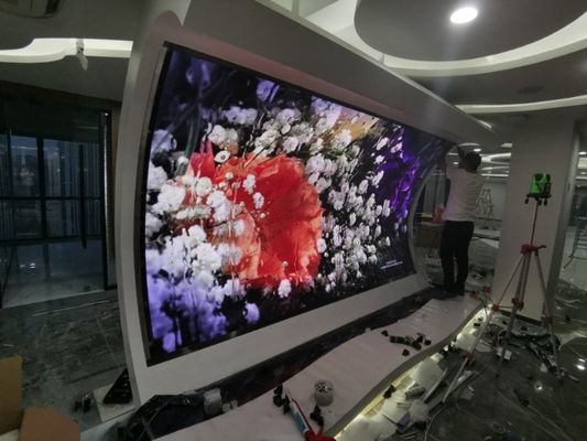 Dobra cena Tło sceny Wyświetlacz LED Duży ekran P3 P3.9 P4.81,500X500mm lub 500x1000mm szafka na wynajem, częstotliwość odświeżania 1920hz w Internecie