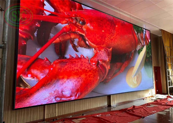 Dobra cena Kryty wypożyczalnia Wyświetlacz LED ekranowy P3.91 Panel aluminiowy odlewany ciśnieniowo 500 * 500 mm w Internecie