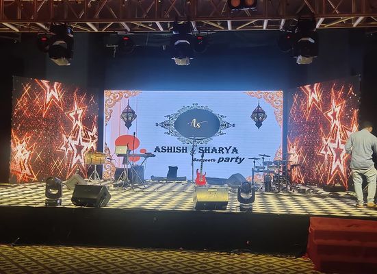 Dobra cena HD Indoor Rental LED Stage Background p3.91 Szafka 500x500mm,Reklama wideo o wysokiej jasności, Częstotliwość odświeżania 1920hz w Internecie