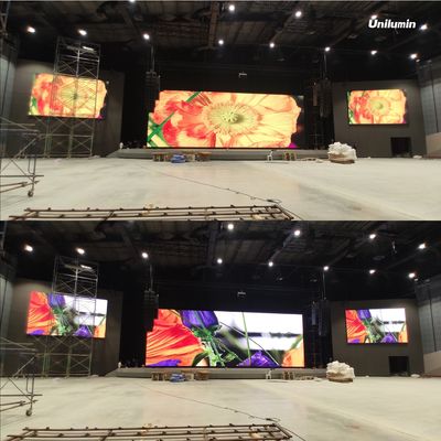 Dobra cena Wewnętrzna tablica LED o wysokiej rozdzielczości P5 w pełnym kolorze RGB 3 w jasności 1,1500 (szafka 640x640 mm) (system Novastar) w Internecie