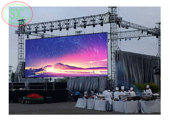 Dobra cena P3.91 / P4.81 Zewnętrzny kolorowy wyświetlacz LED Wypożyczalnia 500x1000mm w Internecie