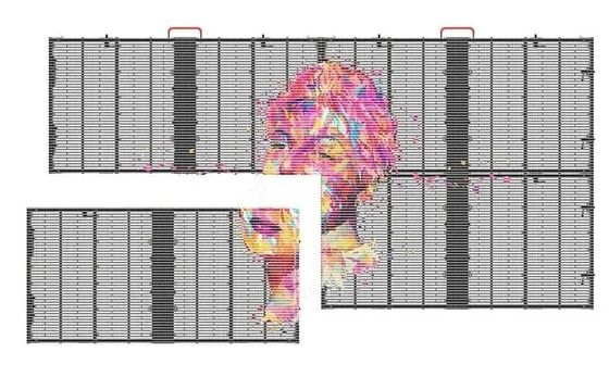 P3.91-7.82mm Przejrzysty ekran LED Wewnętrzny 1500nits SMD Video Wall