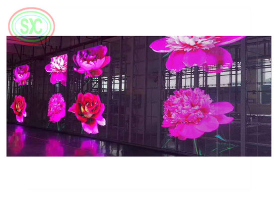 Dobra cena Pełnokolorowy SMD Transparent LED Curtain Display P3.91 do reklamy okiennej w Internecie