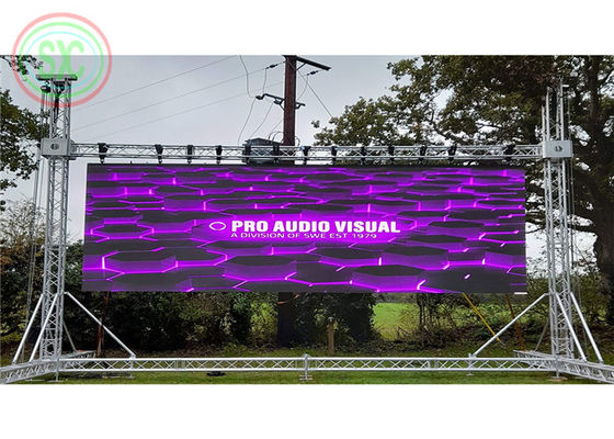 zewnętrzny P10 Full Color 10mm SMD LED Stadium Display IP65 wodoodporny 600W/M2