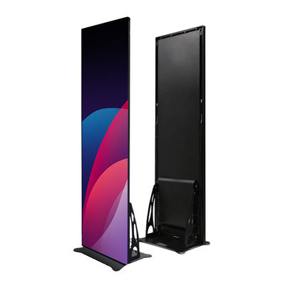 Dobra cena SGS Wolnostojący ekran plakatowy LED o mocy 210 W / m2 1R1B1G HDMI Mirror Led Display w Internecie