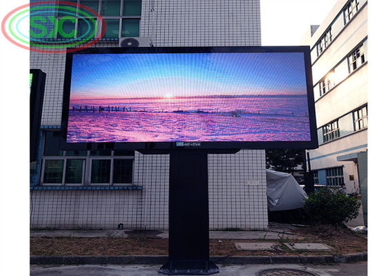 Dobra cena Wodoodporny billboard zewnętrzny P10 LED z prostą szafką ze stali żelaznej do montażu na stałe w Internecie