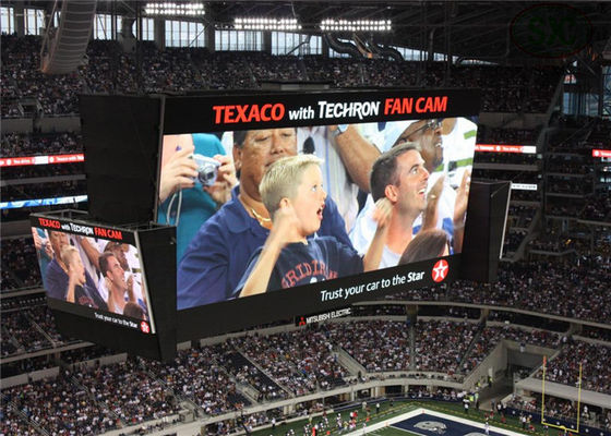 Dobra cena wodoodporny IP65 Sport Piłka nożna P10 Stadium LED Display 960*960mm duży ekran wideo w Internecie
