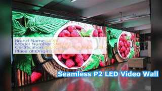 Wyświetlacz LED P2 Ultra Fresh Bezproblemowa ściana wideo