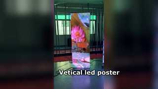 plakat ledowy w wersji pionowej